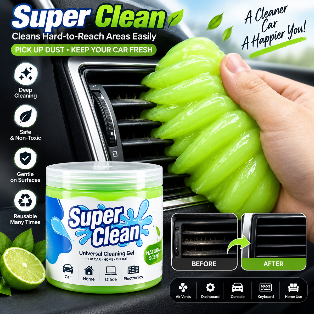 Car Cleaning Gel