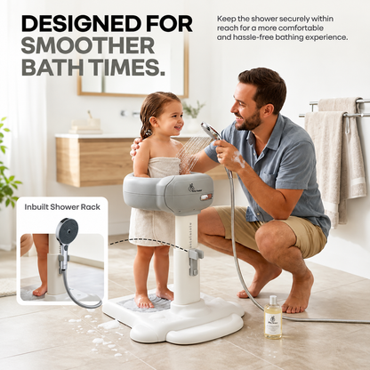 Baby Bath Support Seat 11-Level Adjustable 360 Bathing Seat for Babies 9-36 Months